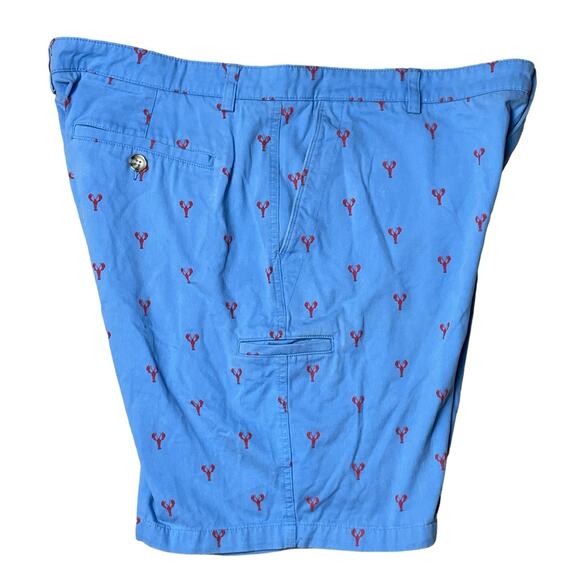 Men’s Boca Classics Blue & Red Lobster Chino Shorts Size 40 - Picture 3 of 7